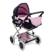 Doll Stroller Berjuan Hearts 3-in-1 (37 x 65 x 44 cm)