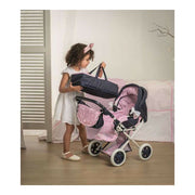 Doll Stroller Berjuan Hearts 3-in-1 (37 x 65 x 44 cm)