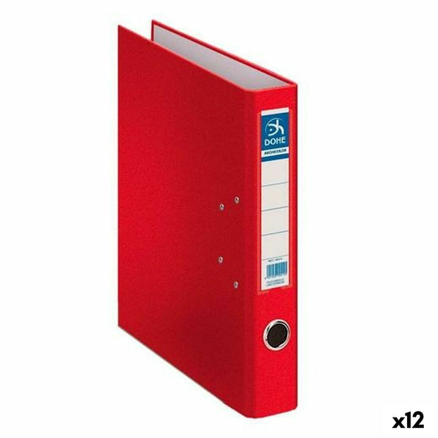 Lever Arch File DOHE A4 Red 12 Units (28,5 x 32 x 45 cm)