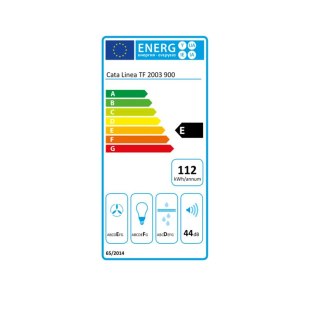 Konventioneller Rauchfang Cata 204664 90 cm 340 m3/h 45,5 dB 100W E