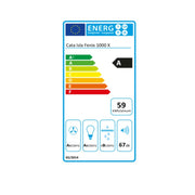 Konventioneller Rauchfang Cata ISLA FENIX 1000 100 cm 645 m3/h 63 dB 200W Edelstahl