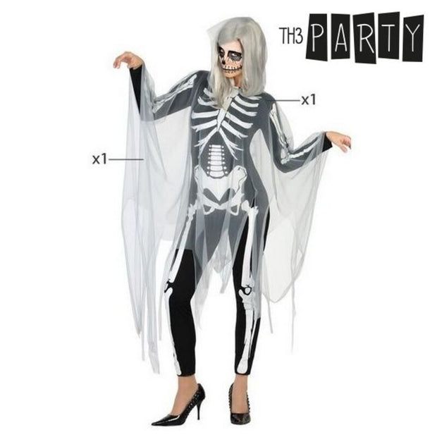Costume for Adults Skeleton (2 Pcs)