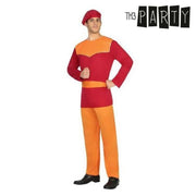 Costume for Adults Red 4 pcs Haystack