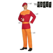 Costume for Adults Red 4 pcs Haystack