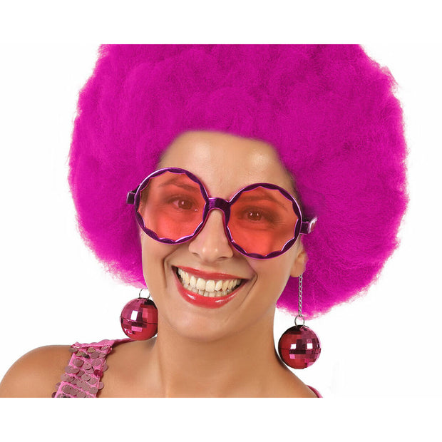 Glasses Large Orange Hippie Fuchsia