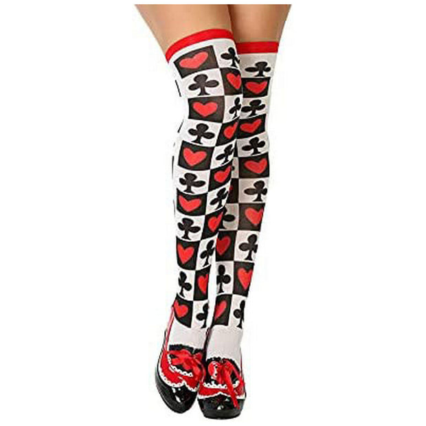 Costume Stockings Poker One size Multicolour