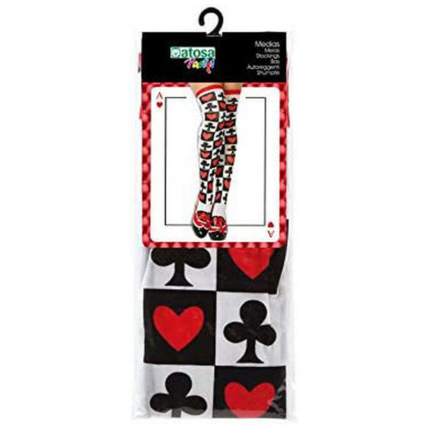 Costume Stockings Poker One size Multicolour