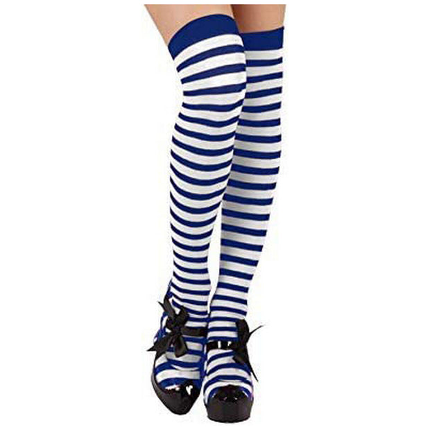 Costume Stockings Navy One size Blue