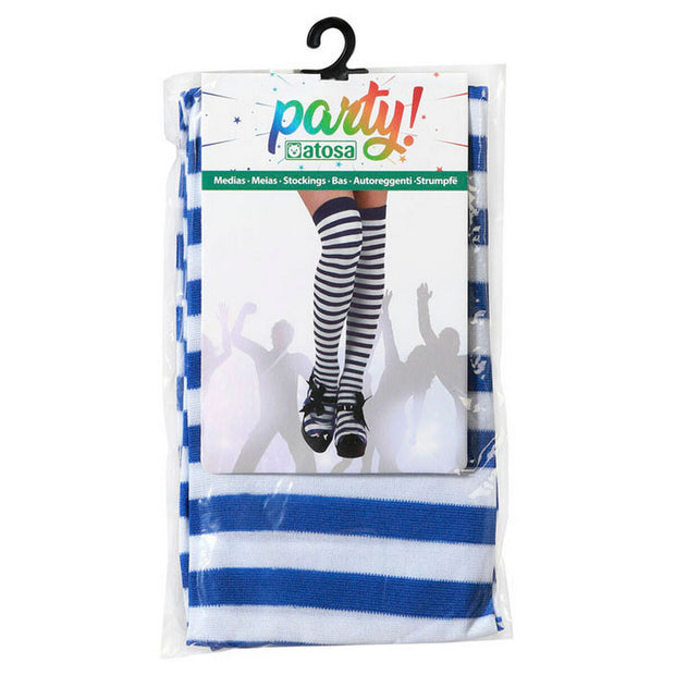 Costume Stockings Navy One size Blue