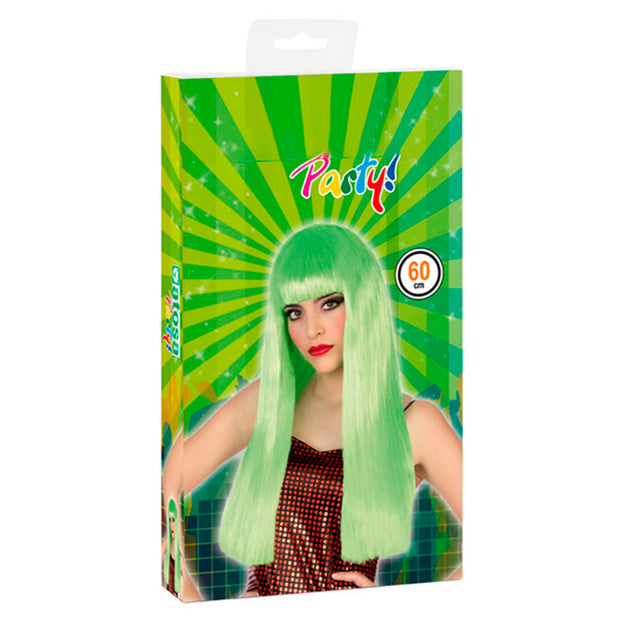 Long Haired Wig 117816 Green (60 cm)