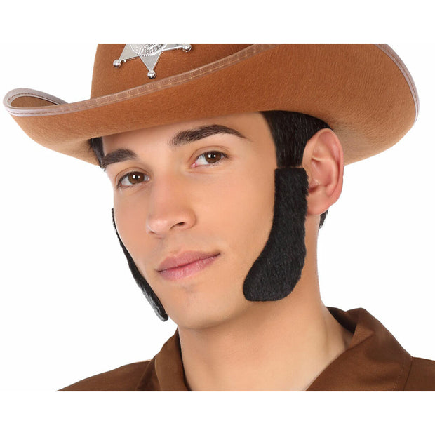 False sideburns