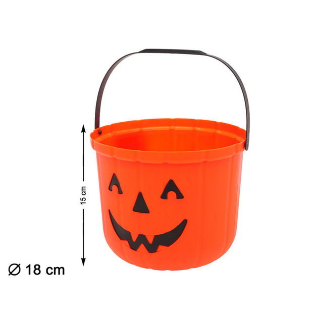 Costune accessorie Bucket Ø 18 cm Pumpkin Orange