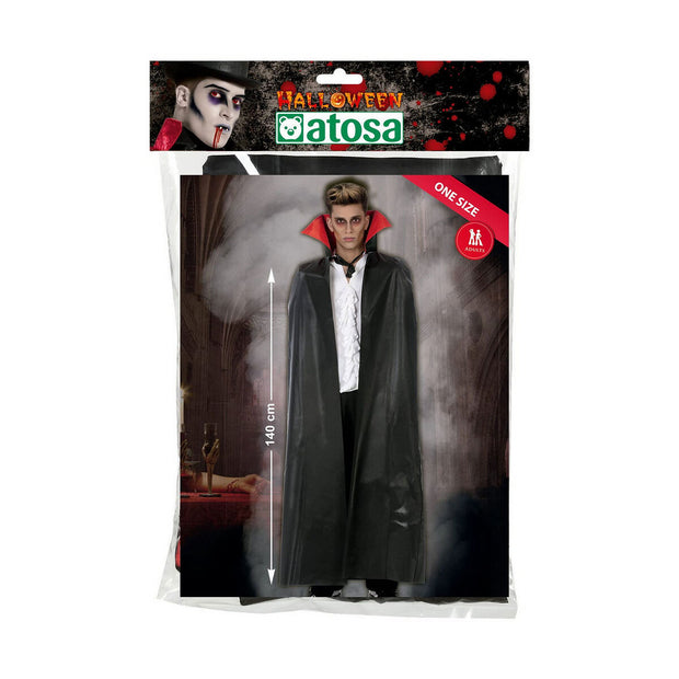 Cloak Black Vampire Polyester (One size)