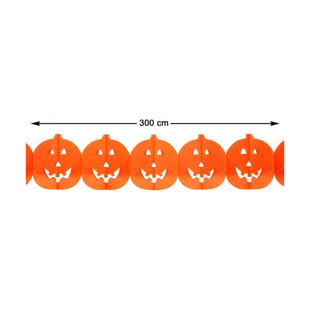 Garland Pumpkin 300 cm Halloween