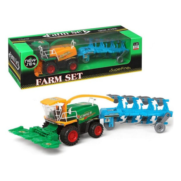 Tractor with Shovel and Trailer 111003