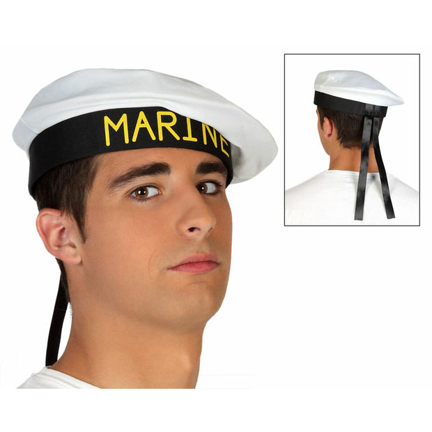 Hat Sailor Polyester White