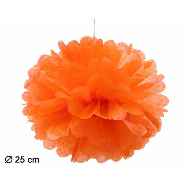 Pompoms Orange Ø 25 cm