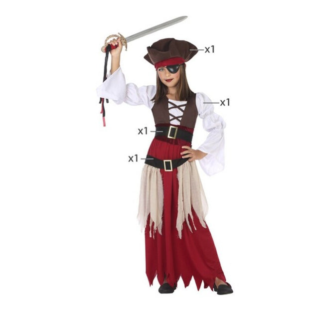 Costume for Children Pirate (4 Pcs)