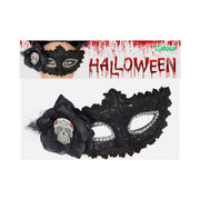 Blindfold Skull Black Halloween