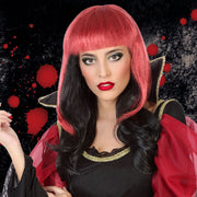 Halloween Wig 57702 Red Black