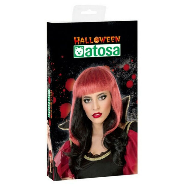 Halloween Wig 57702 Red Black