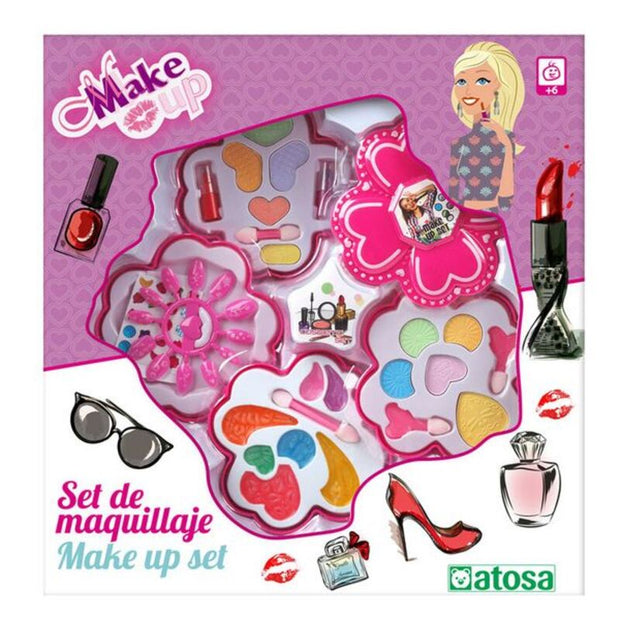 Children's Make-up Set Flower Pink