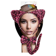 Headband Tigress Set Fuchsia animals