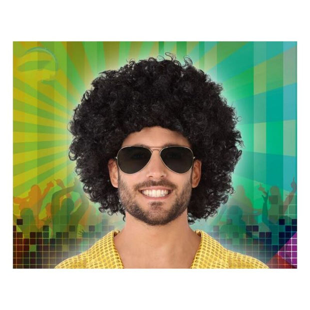 Curly Hair Wig Black