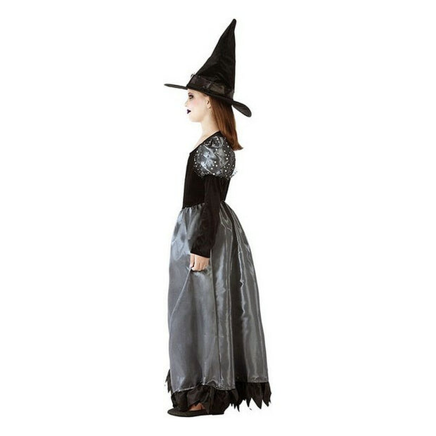 Costume for Children 112209 Black Grey (2 pcs) Witch