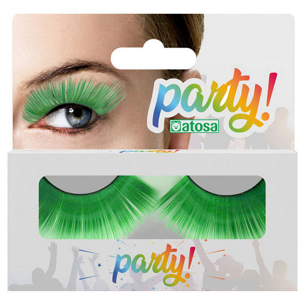 False Eyelashes Green