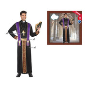 Costume for Adults 117227 Priest Black (3 pcs)