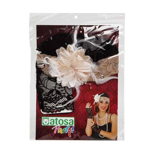Hat & Gloves Charleston Costune accessories 3 Pieces