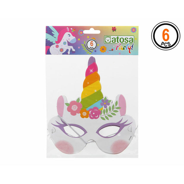 Mask Multicolour Unicorn 6 Units