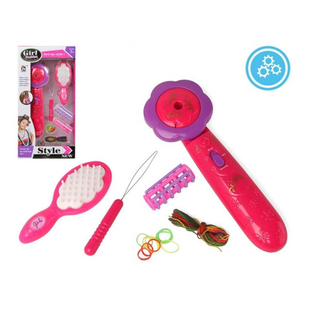 Child's Hairedressing Set Girl Style S1123690 Pink