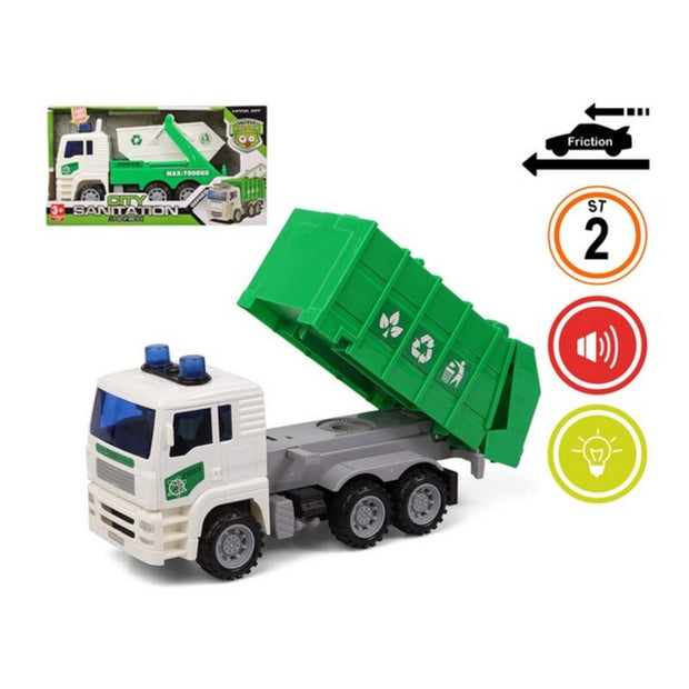 Garbage Truck Light Sound Green