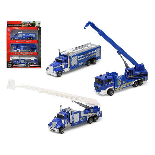 Set of cars Police officer Blue 110905 (3 Pcs)