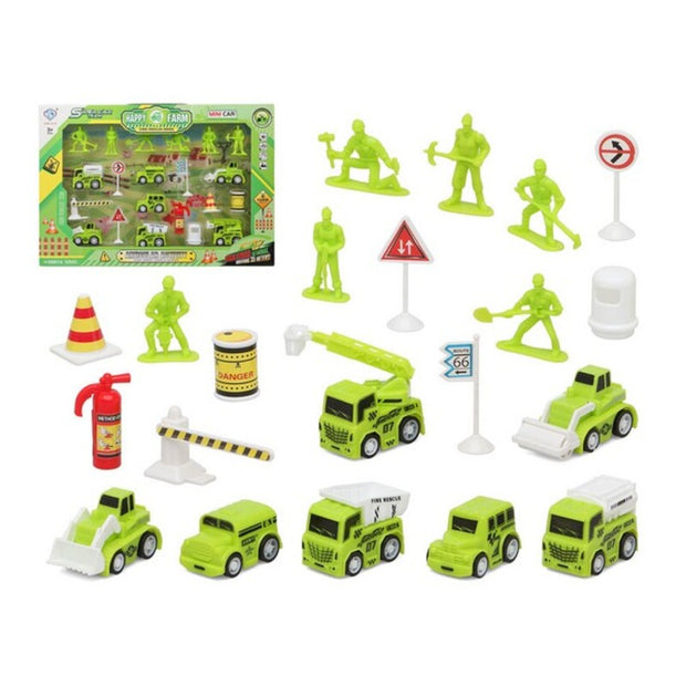 Construction Work Vehicles (Set) Yellow 111148