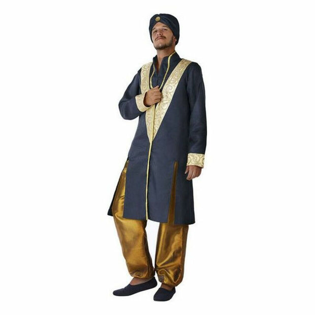 Costume for Adults Arab Sheik Blue Golden