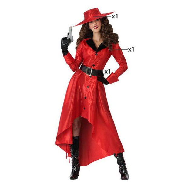 Costume for Adults Red Comic Hero