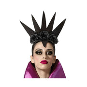 Headband Flowers Evil Queen Spikes