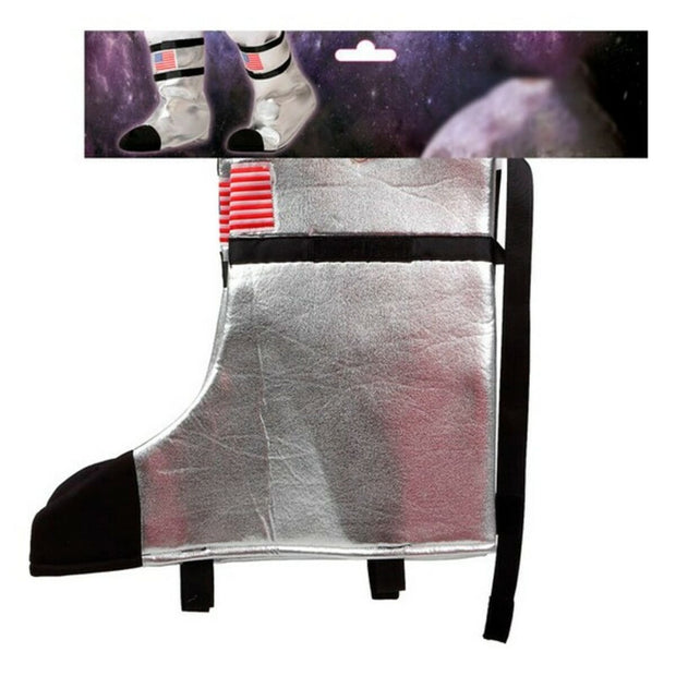 Boot covers Silver One size Astronaut (38 x 26 cm)