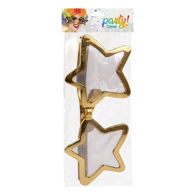 Glasses Golden Star 23 cm Giant