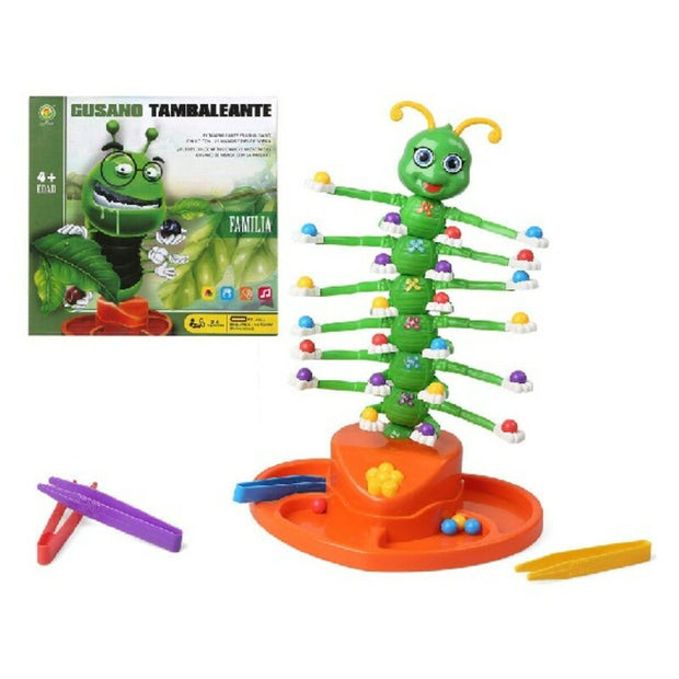 Educational Game Worm Spanish Green (27 x 27 x 9,5 cm)