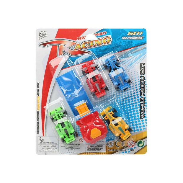 Racing car Multicolour Launcher 5 Pieces