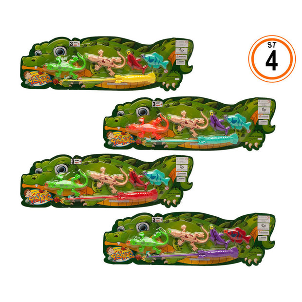 Fishing Game Multicolour 4 Units