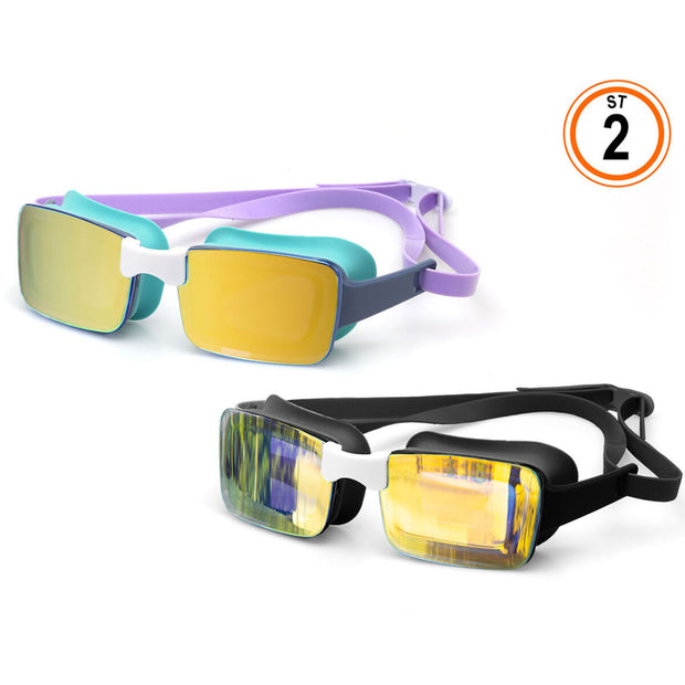 Erwachsenen-Schwimmbrille Spiegel Silikon Erwachsene