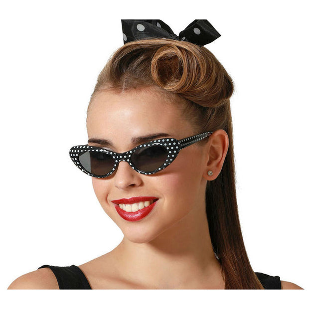 Glasses Black/White Costune accessories