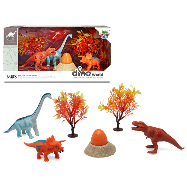 Set of Dinosaurs 6 Pieces