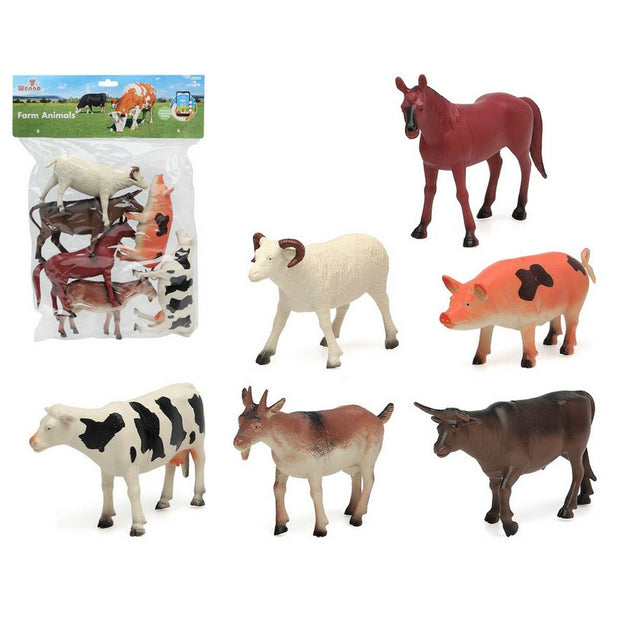 Set of Farm Animals 6 Pieces