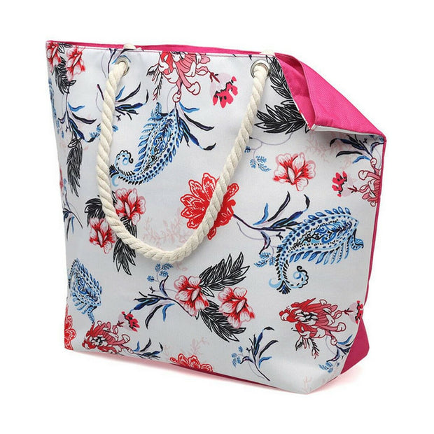Beach Bag 55,5 x 39 cm Pink Flowers